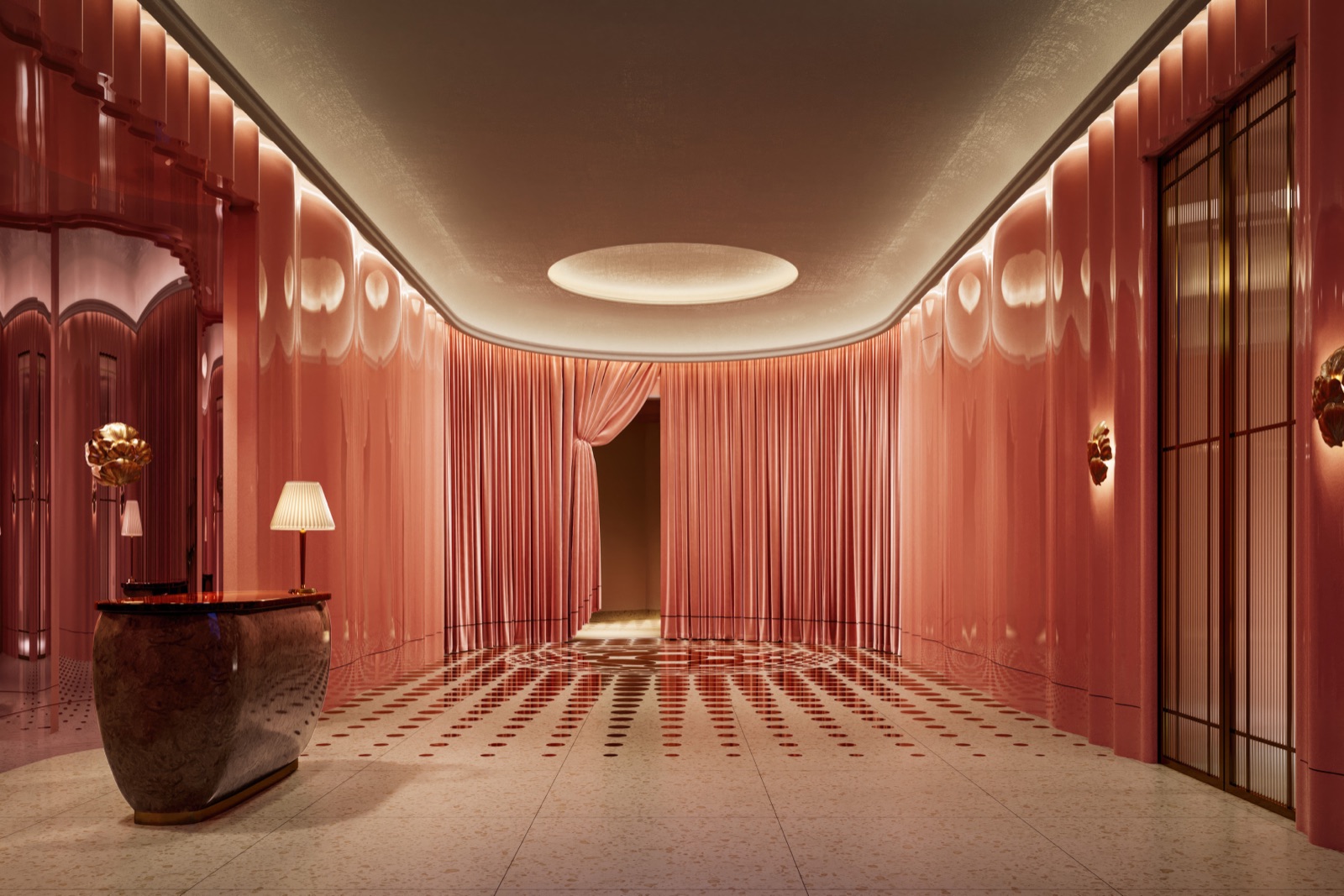 The Chapel — dedicated entrance offering privileged access to the Cultural Society on the Sky Bridge.